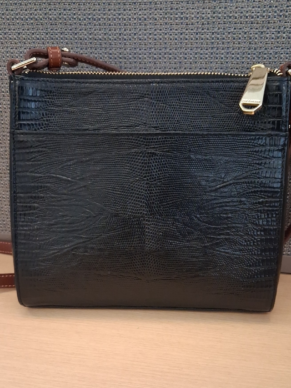 Brahmin Mimosa Crossbody - Black, Gray & Brown - Picture 2 of 7